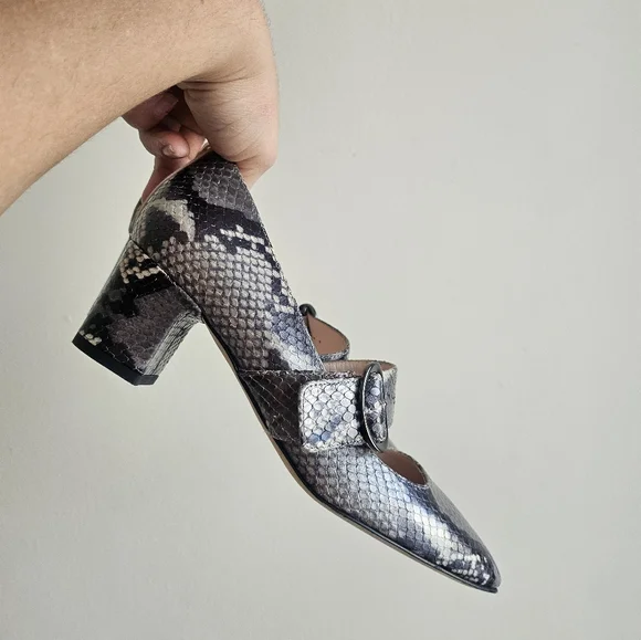 SJP tartt Snake Print Mary Janes - Picture 2 of 6